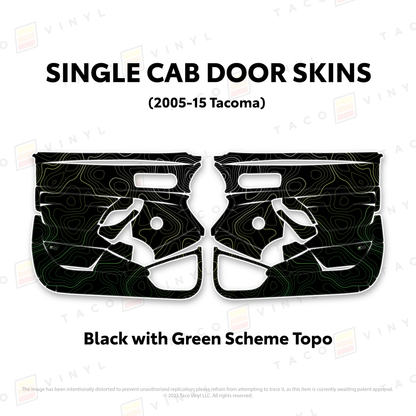 2005-15 Tacoma Single Cab Door Skins