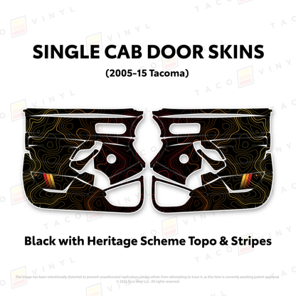 2005-15 Tacoma Single Cab Door Skins