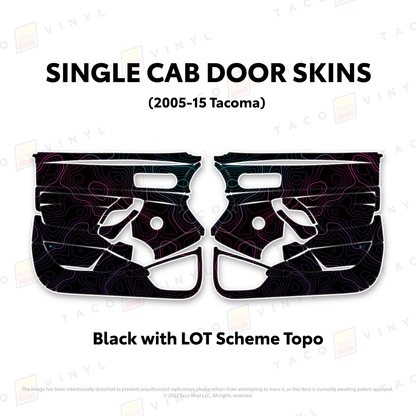 2005-15 Tacoma Single Cab Door Skins