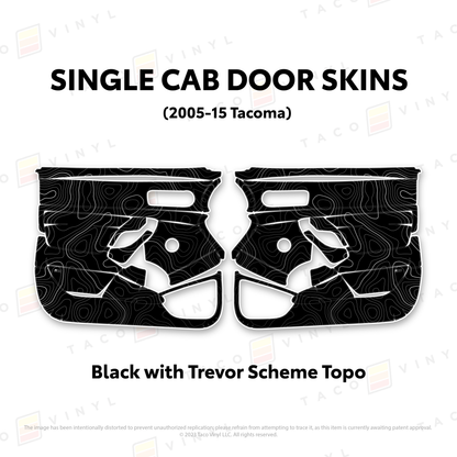 2005-15 Tacoma Single Cab Door Skins