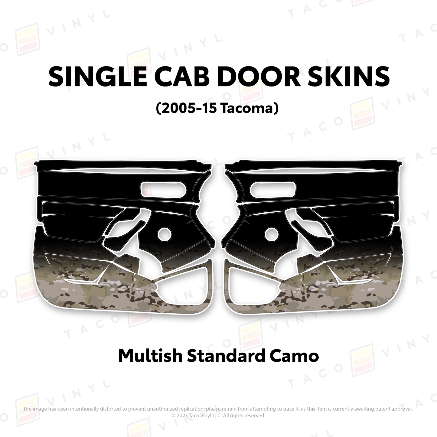 2005-15 Tacoma Single Cab Door Skins