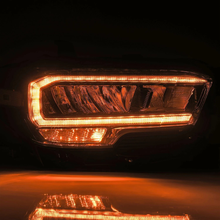 2016–2023 Toyota Tacoma LUXX-Series LED Crystal Headlights – Alpha-Black