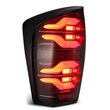 2016–2023 Toyota Tacoma LUXX-Series LED Tail Lights – Black Red