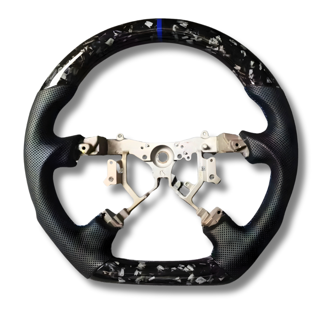 2nd Gen Tacoma FOrged Carbon Steering Wheel Blue