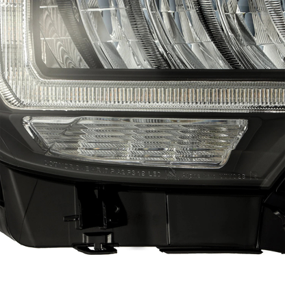 2016–2023 Toyota Tacoma LUXX-Series LED Crystal Headlights – Alpha-Black
