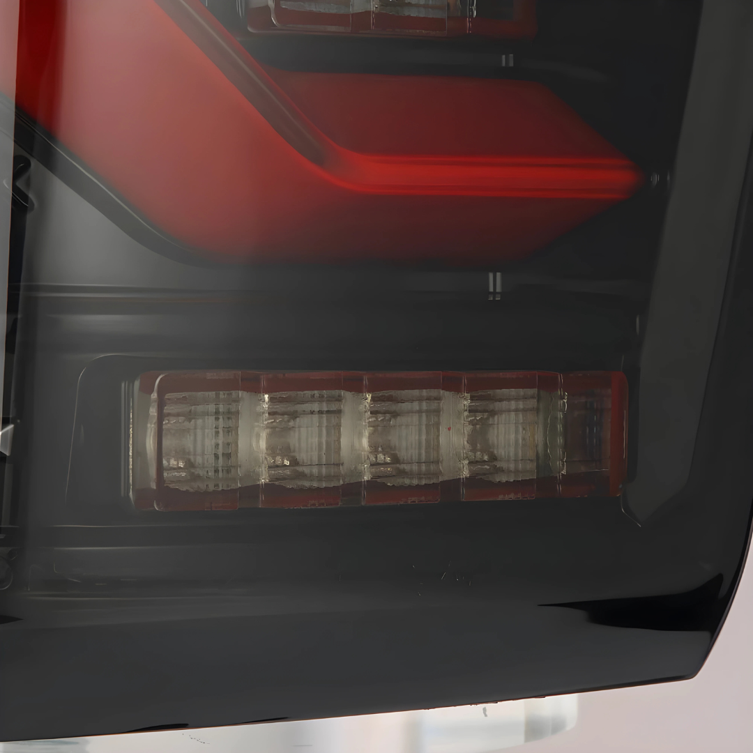 2016–2023 Toyota Tacoma LUXX-Series LED Tail Lights – Black Red