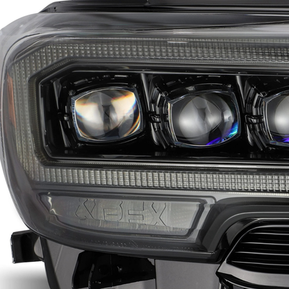 2016–2023 Toyota Tacoma AlphaRex NOVA-Series LED Projector Headlights – Alpha-Black