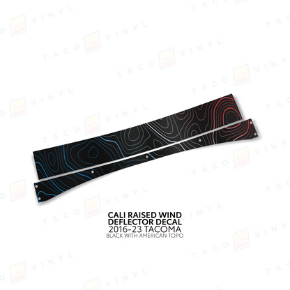 Cali Raised Wind Deflector Decal