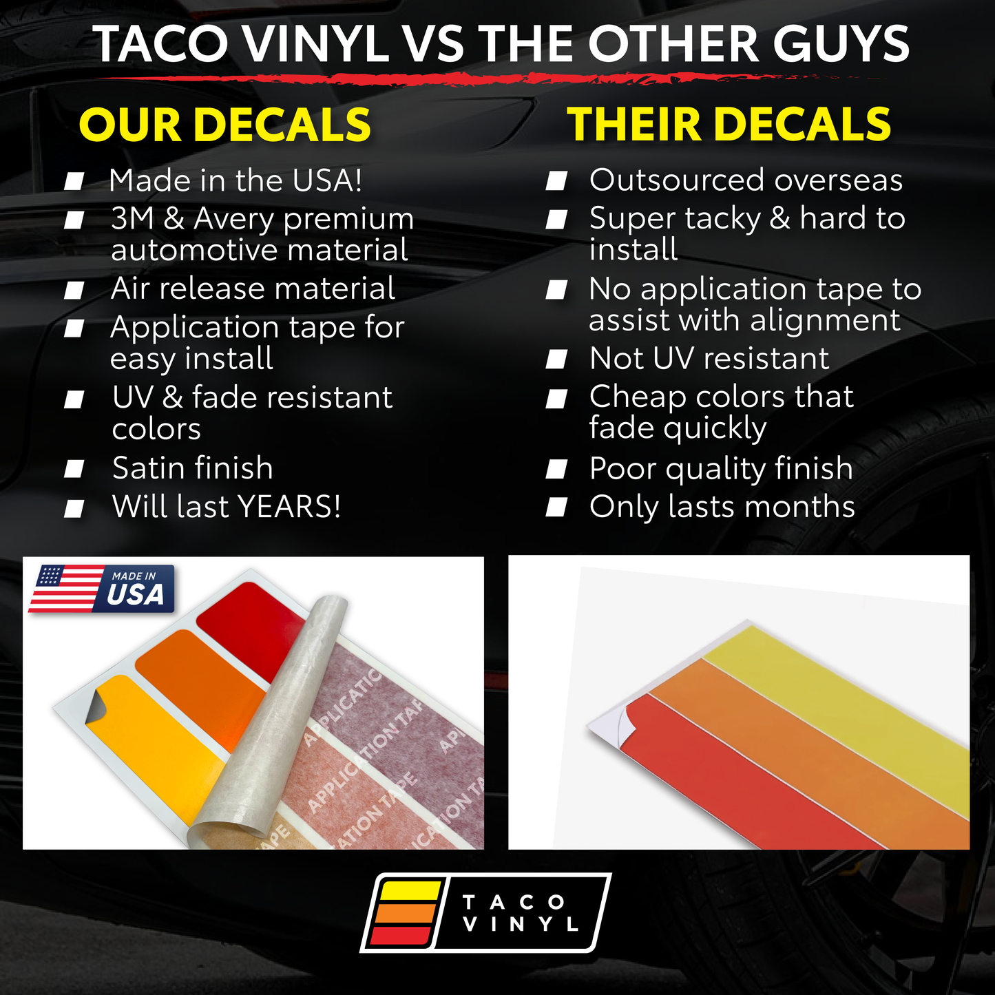 2016-2023 Tacoma Checkered Stripe Kit