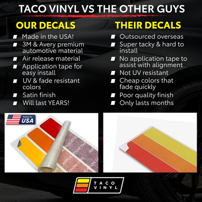 2001-04 Tacoma Checkered Stripe Kit